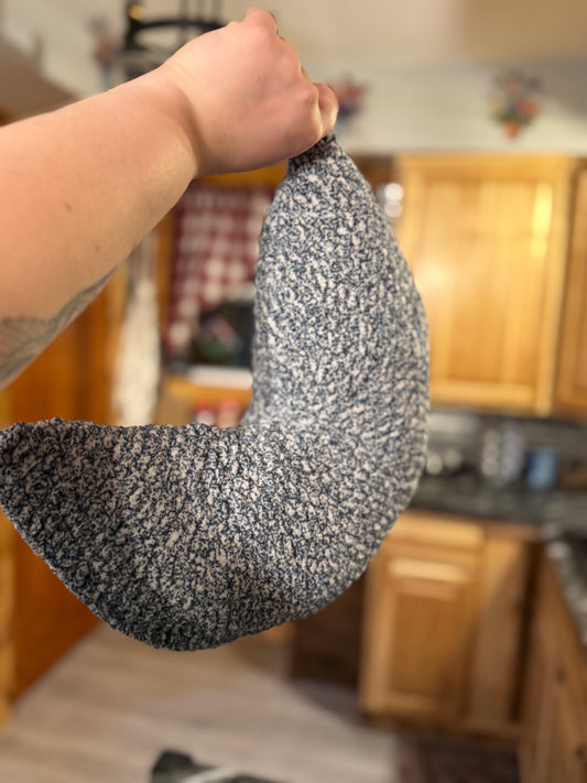 Crochet Crescent Moon pillow